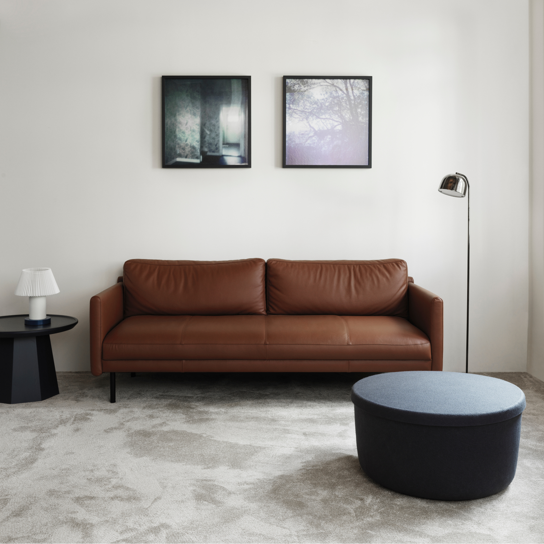 Hide Storage Pouf